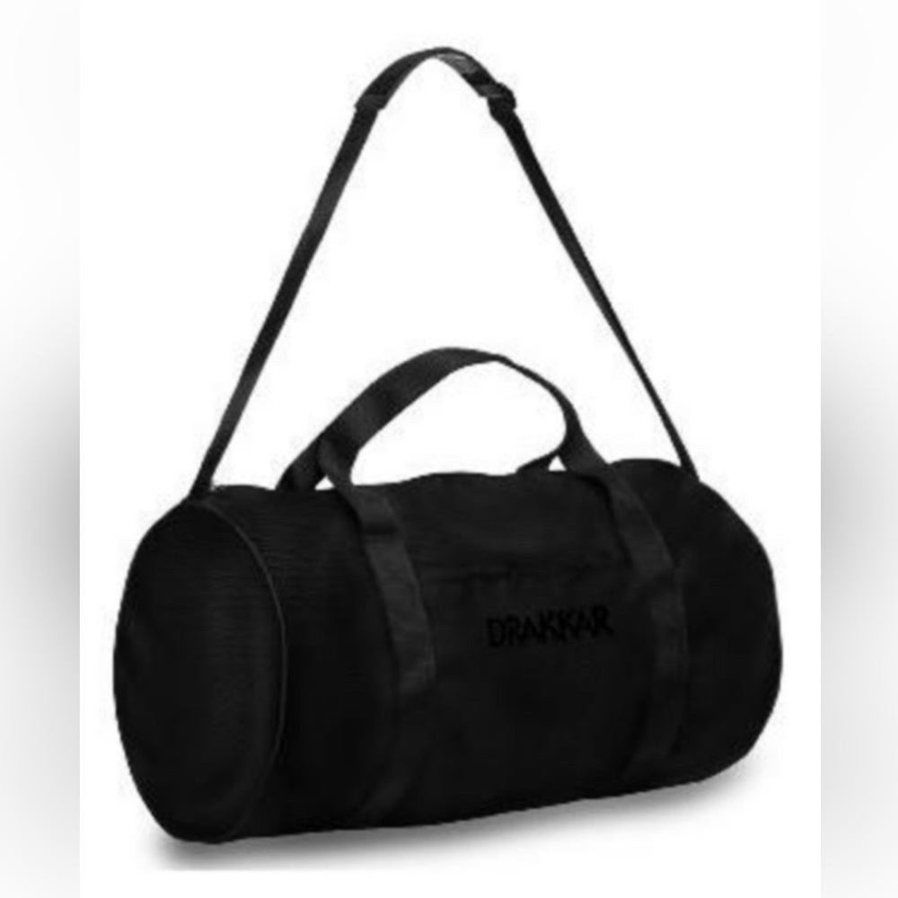 🖤 New Drakkar Black Weekender Travel Duffel Gym Bag Overnight Carry-On